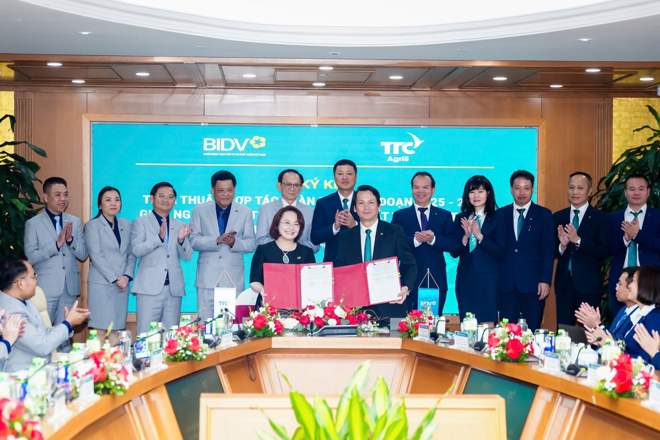 TTC AgriS và BIDV hợp tác toàn diện, cung cấp giải pháp tài chính đa phương cho hệ sinh thái nông nghiệp bền vững
